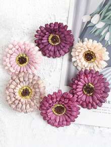 Artificial Mixed Color African Chrysanthemum Flower Head - Color Mixing - View 3