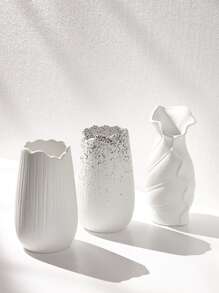 1pc Artistic Portrait Ceramic Vase - Multicolor - View 7