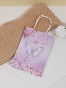 Bolsas De Regalo De Papel Kraft De 3 Piezas/cartón Con Patrón De Dibujos Animados - Multicolor - Ver 4