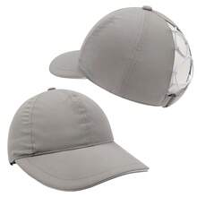 1pc Women's Fashionable Waterproof Baseball Cap For Outdoor Activities - Grey - View 2