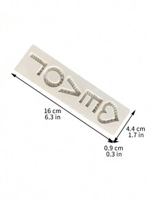 1pc Love Silicone Mould - Multicolor - View 2