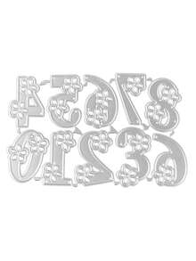 Carbon Steel Knife Mold For Numbers 0 To 9 - Silver - View 3