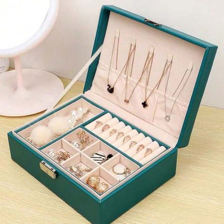Jewelry Boxes - Màu xanh lá cây đậm - Xem 1