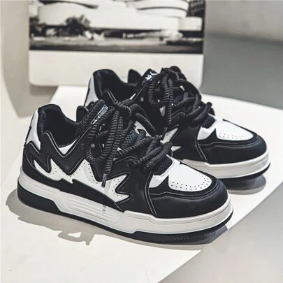 男士时尚百搭轻便透气低帮休闲厚底鞋