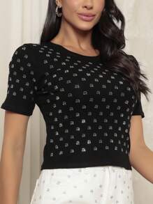 Women T-Shirts - Black - View 4