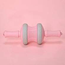 Workout Equipment Abdominal Roller Wheel For Exercise And Fitness, Abs Trainer, Slouchy Belly Machine For Home Gym - Pink - View 1