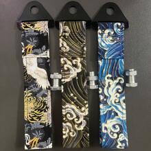 通用26.5cm高強度尼龍牽引帶賽車牽引繩汽車牽引繩桿拖車牽引帶 - 藍色 - 查看 2