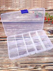 收纳袋透明小15格收纳盒分体塑料盒零件组件渔具盒首饰品防尘PP包装盒耳环收纳盒多功能神器项链耳环盒小号ins风手饰品便携耳环首饰盒15格透明PP塑料收纳盒可拆卸珠宝串珠小物件收纳盒零件盒其他收纳