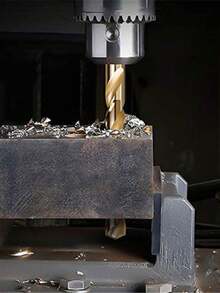 4件套m35鈷高速鋼螺旋鑽頭套裝,金屬鑽孔工具 - 香檳色 - 查看 1