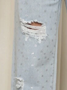 Women Jeans - Màu xanh nhạt - Xem 2