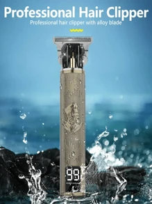 Usb 電動毛髮修剪器,專業無線鬍鬚和理髮器,男士最佳禮物 - 老人頭 - 查看 5