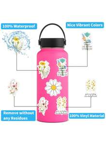 60入組貼紙貼紙,經文貼紙,金句貼紙,手帳用品,徒水瓶貼紙,成人信仰貼紙(貼紙) - 彩色 - 查看 5