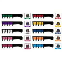 3入組女孩化妝套裝髮粉,彩色髮粉梳子,暫時性可清洗髮粉,適合兒童生日萬聖節聖誕禮物女孩玩具,5-12歲兒童