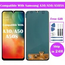 Incell液晶螢幕與觸控屏幕數位化兼容三星a30 A50 A50s - 黑色 - 查看 1