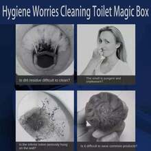 一款馬桶清潔膠,包括(藍色馬桶清潔盒~ 150g) 馬桶瓶藍泡沫衛生巾馬桶除臭膠。