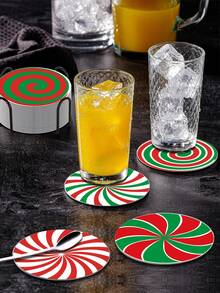 8 件裝聖誕節壓克力杯墊套裝,適合家庭聚會和節日裝飾,送給家人和朋友的好禮物!尺寸:9.8 厘米/3.8 英寸