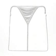 性感時尚夜店沙灘派對鑲嵌鑽石比基尼丁字褲身鏈