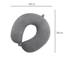 1個迷你u型枕,頸部保護枕,午睡枕,可反轉,旅行枕,睡眠枕,u型枕