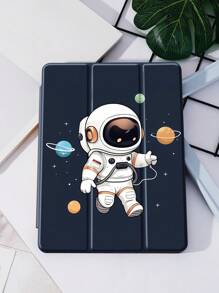 卡通骨架保护套适用于 iPad 10.2 英寸 2021/2020 iPad 第 9/8 代,适用于标签保护套,带笔架,支持自动睡眠/唤醒盖 - 彩色 - 查看 4