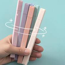 6 cái/bộ Morandi Mềm mại Đèn huỳnh quang Bút Macaron Phấn màu Màu sắc Đầu ầu kép Người đánh dấu Với Dung lượng lớn - Nhiều màu - Xem 7