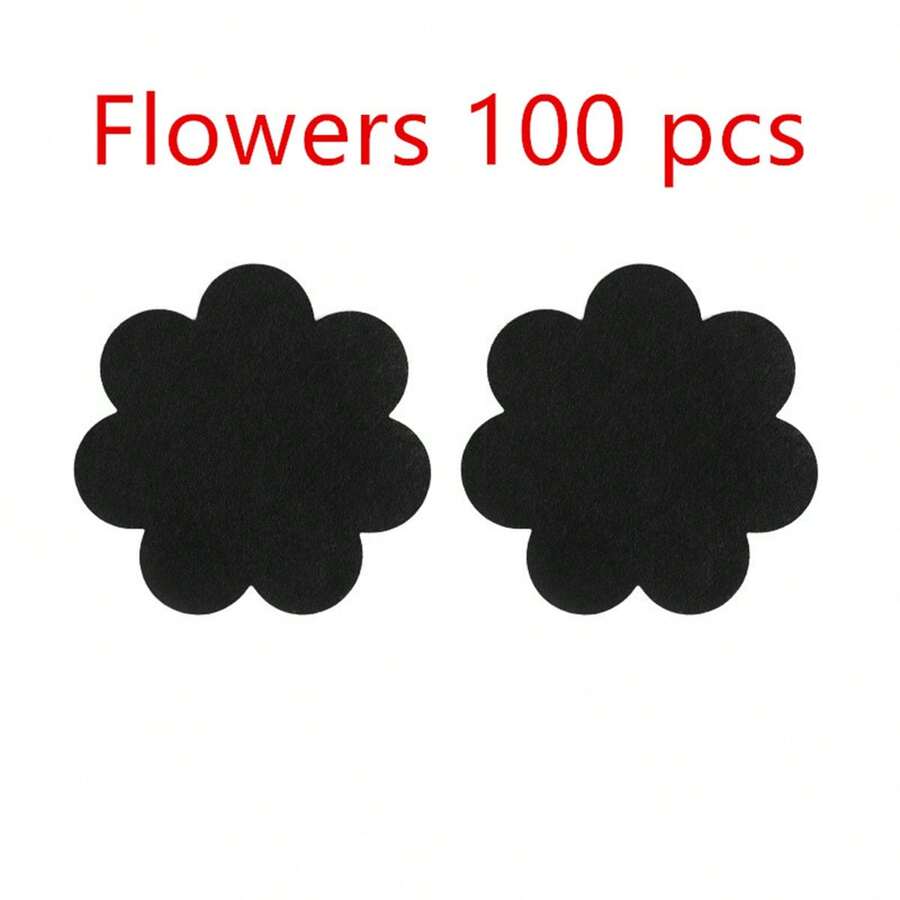 50/100入組一次性乳貼,無縫透氣自粘可見胸罩,內衣和內衣配件