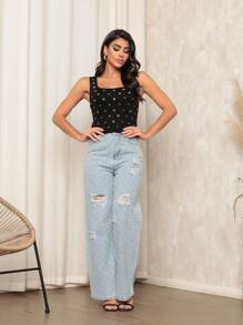 Women Jeans - Màu xanh nhạt - Xem 9
