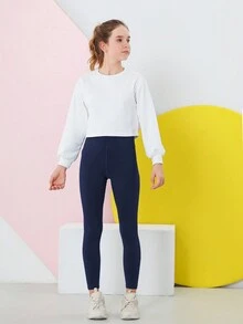 少女瑜珈打底褲跑步運動騎行褲