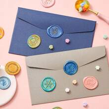 Approx. 550pcs 24 Colors Mixed Sealing Wax Beads For Envelope & Journal Decor - Multicolor - View 9