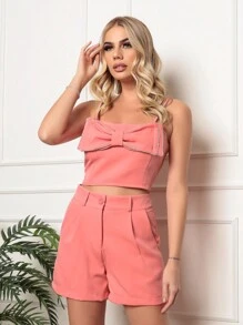Women Two-piece Outfits - Hồng - Xem 1