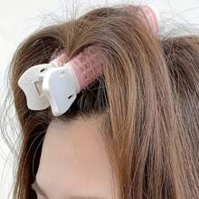 1 pièce Pinces à racine de cheveux, pinces à cheveux naturellement ébouriffées, boucleur à cheveux sans chaleur, boucleur à cheveux sans chaleur DIY pour cheveux longs et courts, bigoudis, boucles sans chaleur, boucleur à cheveux, produits et accessoires capillaires pour les salons de coiffure, les voyages essentiels de beauté