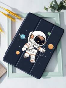 卡通骨架保护套适用于 iPad 10.2 英寸 2021/2020 iPad 第 9/8 代,适用于标签保护套,带笔架,支持自动睡眠/唤醒盖 - 彩色 - 查看 3