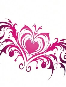 1片防水性感臨時紋身貼紙,適用於私密處、下腹部、腰部和胸部