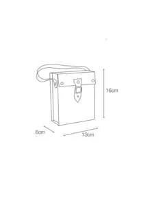 1入組皮革手柄禮盒,創意婚禮生日手提禮盒,糖果包裝盒 - 酒紅色 - 查看 4