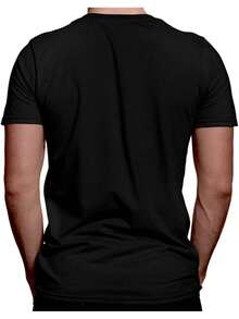 Men T-Shirts - 黑色 - 查看 2