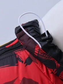 秋冬寵物衣服 大狗加厚保暖反光外套+衣 適合戶外活動 紅色 - 紅色 - 查看 4