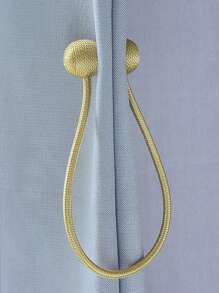1pc Modern Magnetic Curtain Tieback, No Drilling Curtain Buckle With Simple Design For Easy Installation
