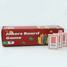 Jokers And Marbles Board Game, 2-8 Players, Colorful Design, Wooden Game Set For Family Game Night - Multicolor - View 2