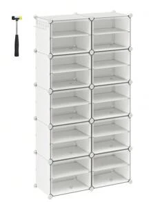 SONGMICS Shoe Racks - White - View 3