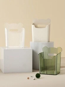 1pc Kitchen Onion Ginger Garlic Storage Rack, Refrigerator Side Door Storage Box, Home Kitchen Supplies - White - View 4