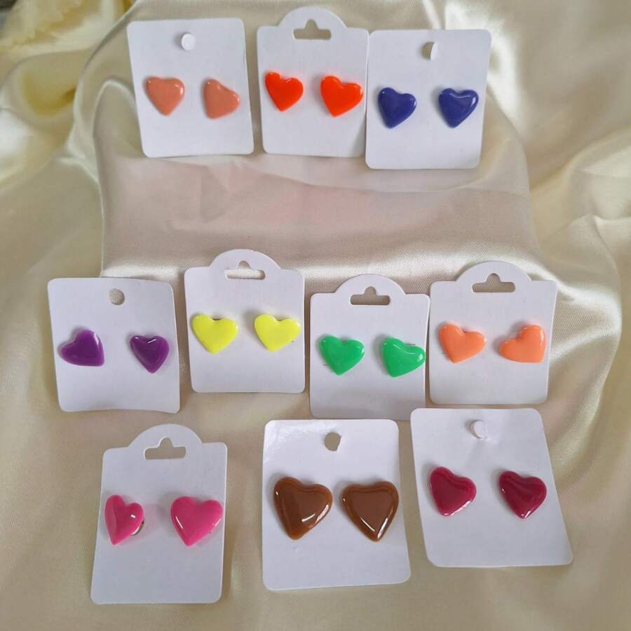 Stud Earrings - Đầy màu sắc - Xem 1