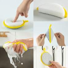 5/10/20入組雙面洗碗海綿鍋子盤子菜碗海綿家庭清潔工具廚房餐具洗滌刷、洗碗海綿、鍋子盤子洗滌刷、家用廚房清潔工具、碗盤清潔墊、清潔用品