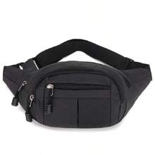 Men Waist Bags - 黑色 - 查看 2