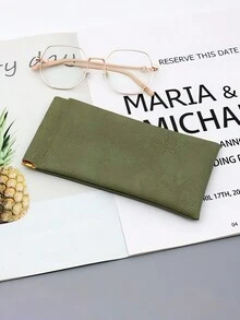 太陽眼鏡和眼鏡組織者自動關閉眼鏡袋眼鏡收納袋,旅行必備用品,家居眼鏡收納袋,男女眼鏡收納袋,可攜式眼部組織者,綠色太陽眼鏡存儲