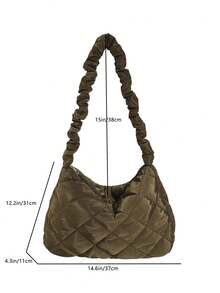 Fashionable Cloud-shaped Bubble Bag For Women - Coffee Brown - View 11