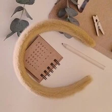 1 Pieza Cinta Para La Cabeza Con Diseño De Comadreja De Nieve - Albaricoque - Ver 5