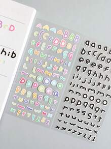 2 stukken Willekeurig Patroon Sticker - Veel kleurig - Bekijken 6