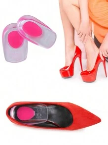 2入組pu跟杯鞋墊,可以緩解腳跟疼痛,減震防震設計,適用於運動鞋