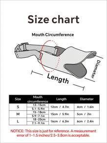 1 Miếng Silicone mềm Chống vỏ cây , Có thể điều chỉnh , Chống cắn , Dừng Sủa , Thích hợp Đối với Nhỏ bé Chó - Cà phê nâu - Xem 4