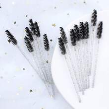 100 Piezas Cepillo Desechable De Pestañas, Varitas De Máscara, Para Extensión De Pestañas, Máscara, Cepillo De Cristal Para Cejas, Herramienta De Cosméticos De Espátula,pinceles de maquillaje brochas para maquillaje cepillo maquillaje pincel maquillaje pinceles para maquillaje brochas maquillaje pinceles maquillaje cepillo maquillaje