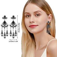 1920年代配件女性盛裝套裝,復古髮箍,香煙支架,長手套,手鍊和項鍊(套裝2)